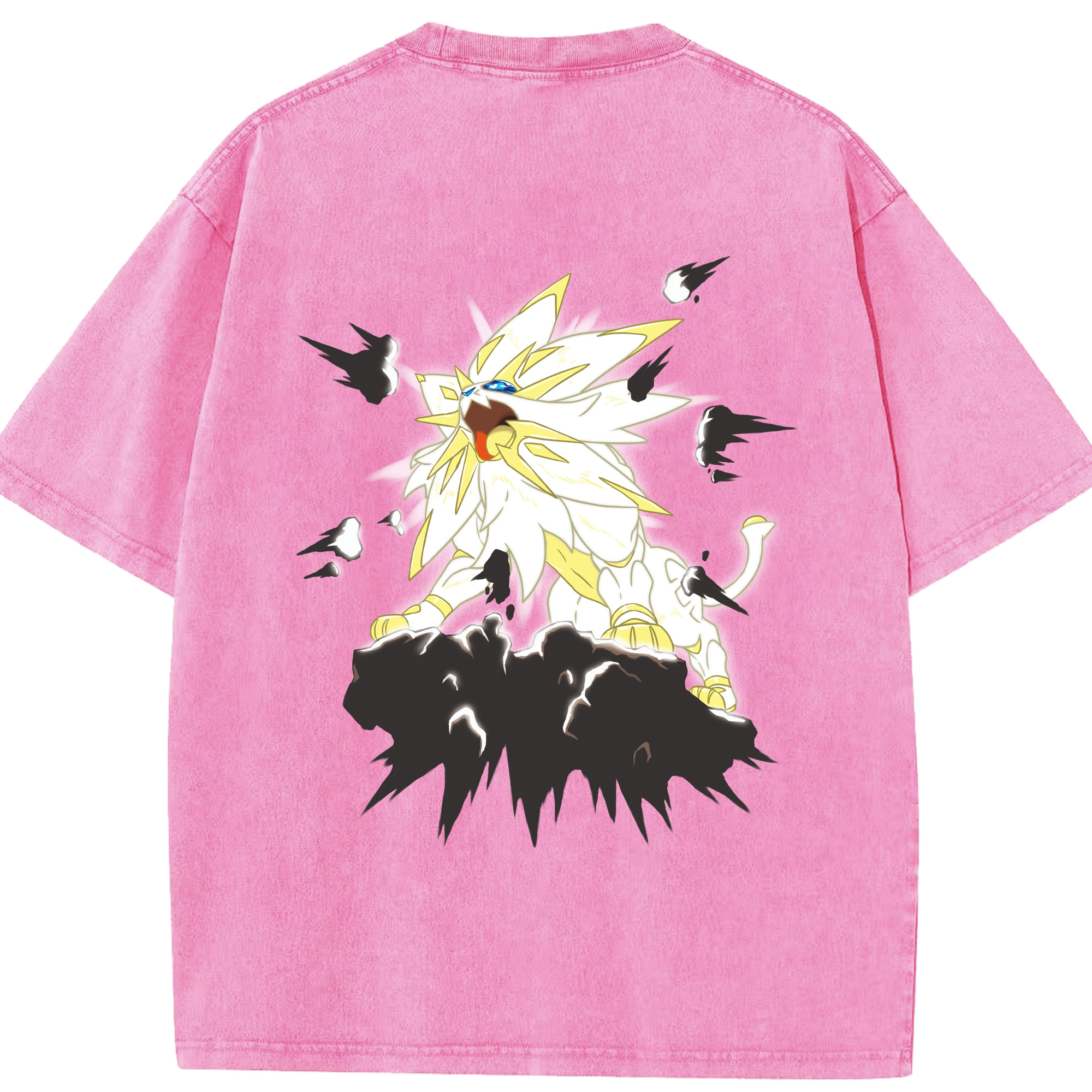 （画像用） ポケットモンスター Pokémon 綿100% ヴィンテージ風 半袖Tシャツ（背面プリント）